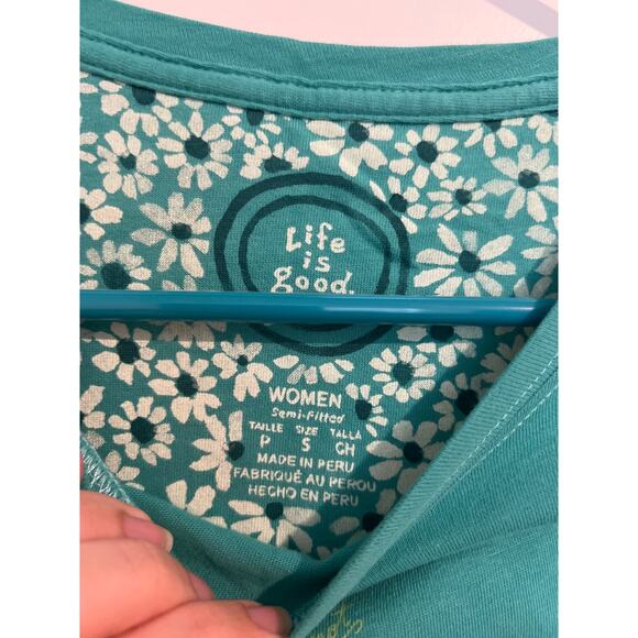 Life is Good "Be Not Simply Good, Be Good for Something" Tee – Size Small - Picture 3 of 5